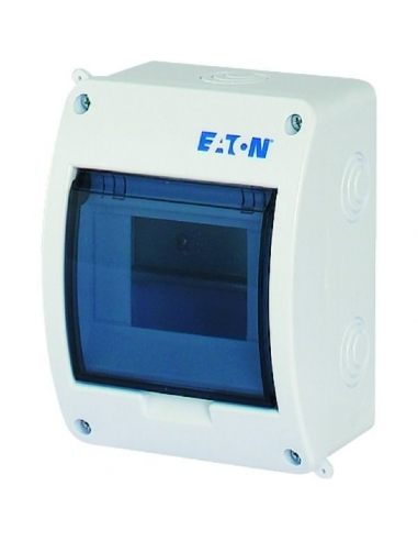 Tablou electric 1 rand 5 module, Eaton, capac transparent