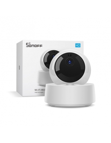 Camera IP Sonoff GK-200MP2-B, wireless, full HD, 360 grade, Infrared cu microfon si difuzor