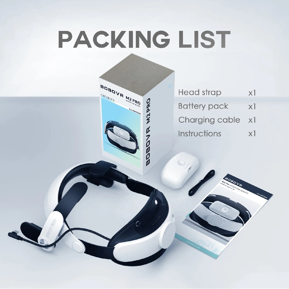 BOBOVR C2 Storage Bag For Oculus Quest 2 for pico4 Compatible with Quest 3  Elite Strap and BOBOVR M2 Pro Strap VR Accessories